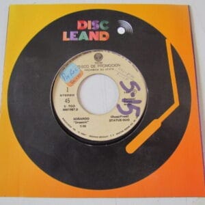 STATUS QUO - 7" WHITE LABEL PROMO RADIO DJ PERU 1987 "SOÑANDO"