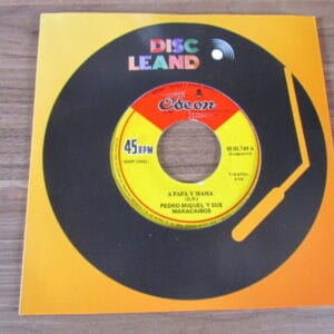 PEDRO MIGUEL Y SUS MARACAIBOS "A PAPA Y MAMA/UN NEGRO LISTO" 7" GUAGUANCO FROM PERU HEAR ♫