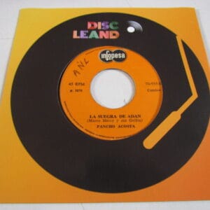 PANCHO ACOSTA "LA SUEGRA DE ADAN" 7" CUMBIA PSYCH FROM PERU HEAR ♫