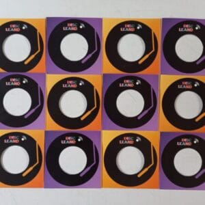 SOBRES (COVER'S) PARA SINGLES - CON NUESTRA MARCA "DISCOLEANDO" - DOS CARAS CON DIFERENTE COLOR - PROMOCION 12 UNIDADES X S/15.00