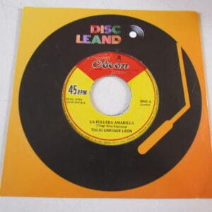 TULIO ENRIQUE LEON - VENEZUELA CUMBIA 7" ODEON PERU "LA POLLERA AMARILLA"
