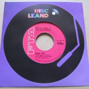 ROCKY REY Y SUS GIGANTES "CIELITO AZUL/ALMA MIA" 7" CUMBIA FROM PERU HEAR ♫