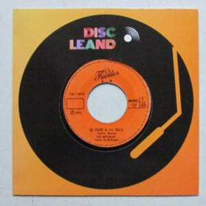 LOS BESTIALES -COLOMBIA CUMBIA 7" ORANGE FUENTES EDIT PERU 60'S "SOY EL PORRO"
