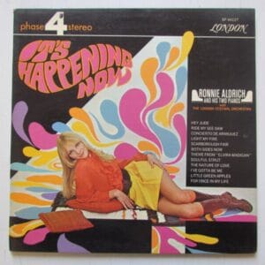 RONNIE ALDRICHAND HIS TWO PIANOS - LP IMPORTADO - LONDON phase4stereo "IT'S HAPPENING NOW"