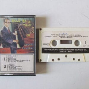 LUCHO MACEDO - GUARACHA ORIG TAPE CASSETTE MAG PERU 70'S "ESTO ES LO MEJOR"