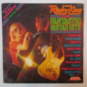 RICKY KING PLAYS FANTASTIC GUITAR HITS - LP IMPORTADO GERMANY 1976 - ACANTA LABEL