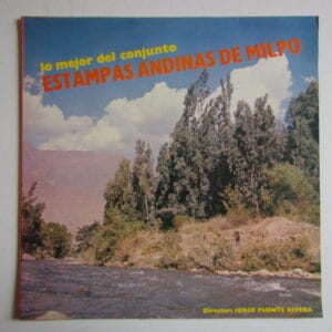 LO MEJOR DEL CONJUNTO "ESTAMPAS ANDINAS DE MILPO" - ANDEAN FOLK PROMO LOGO LP PERU 60'S