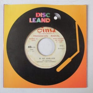 ARANGO Y SUS COSTEÑOS - CUMBIA PASEITO - 7" WHITE LABEL PROMO DINSA PERU 60'S "EL JALONCITO"