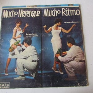 SONORA SENSACION/ENRIQUE LYNCH "MUCHO MERENGUE/MUCHO RITMO" GUARACHA GUAGUANCO PERU LP HEAR ♫