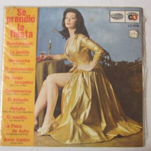PEPE Y SU COMBO "yo traigo boogaloo / LOS DESTELLOS - LP PERU 70'AS "SE PRENDIO LA FIESTA"