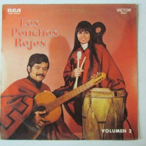 LOS PONCHOS ROJOS - FOLK ORIG CHILE LP "VOL 2"