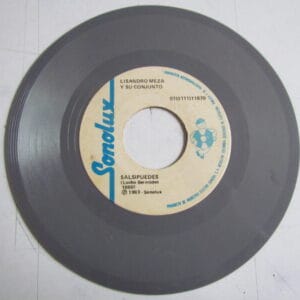 LISANDRO MEZA Y SU CONJUNTO "SALSIPUEDES/ESTA PILLAO" 7" CUMBIA DANCEFLOOR COLOMBIA HEAR ♫ CLEAR VINYL