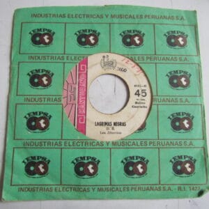 LOS JIBARITOS "LAGRIMAS NEGRAS" 7" KILLER BOLERO GUAGUANCO FROM PERU HEAR ♫
