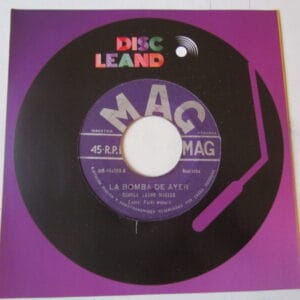 SONORA LUCHO MACEDO "LA BOMBA DE AYER" 7" GUARACHA FROM PERU MAG HEAR ♫