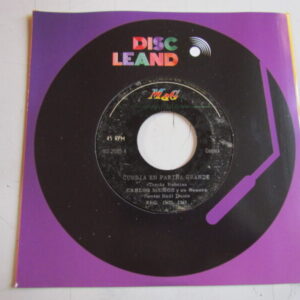 CARLOS MUÑOZ Y SU SONORA "CUMBIA EN PARIÑA GRANDE/CUMBIA CHOSICANA" 7" CUMBIA FROM PERU MAG HEAR ♫ BLACK LABEL