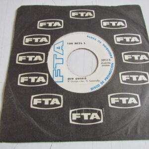 LOS BETA 5 "QUE PASARA" 7" CUMBIA PSYCH GUITAR FROM PERU EX PROMO HEAR ♫