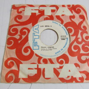 LOS BETA 5 "FLORES NEGRAS" 7" CUMBIA PSYCH GUITAR PERU EX PROMO HEAR ♫