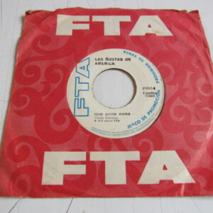 LAS ÑUSTAS DE AMERICA "QUE PENA NENA/EL BOTELLON" 7" CUMBIA PROMO EX PERU HEAR ♫