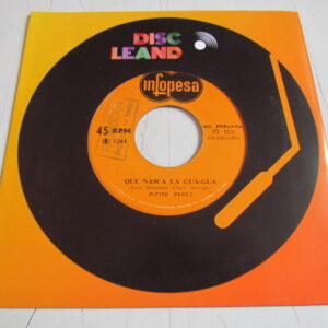 PITITO PEREZ "QUE NAZCA LA GUA GUA" 7" GUARACHA CUMBIA GUITAR PERU EX HEAR ♫