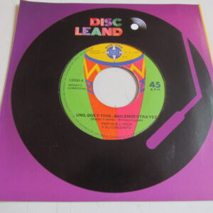 ENRIQUE LYNCH Y SU CONJUNTO "UNO DOS TRES BAILAMOS OTRA VEZ/BOOM BOOM HACE MI CORAZON" 7" CUMBIA SALSA LATIN FUNK EX HEAR ♫