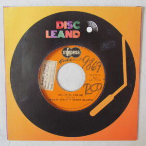 WILLIE COLON & RUBEN BLADES - SALSA 7" INFOPESA PERU "SEGUN EL COLOR"