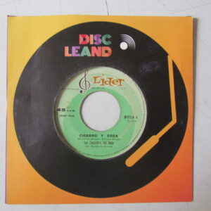 LOS COMPADRES DEL ANDE - FOLK CUMBIA - ORIG 7" LIDER PERU 1966 "CIGARRO Y COCA"