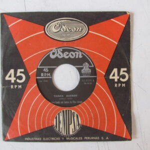 BARBARA CONDE con SONORA DE ÑIKO ESTRADA - LATIN BOLERO - ORIG 7" BLACK LABEL ODEON PERU 60'S "TIENES DUENDE"