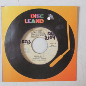 ORQUESTA SABOR canta ANGEL CANALES - 7" FANIA RADIO COMAS PERU 1978 "LEJOS DE TI"