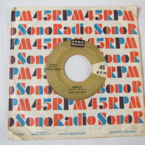 LOS JAGUAR'S "AMELIA/CIUDAD" GARAGE SURF BEAT 7" PERU HEAR ♫