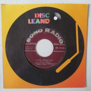 GUATVO HIT MORENO / ENRIQUE LYNCH - LATIN BEAT 7" PERU 60'S "LA DEL VESTIDO ROJO"
