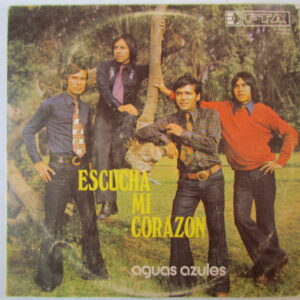 AGUAS AZULES - SURF BEAT ROCK LATIN FUNK - LP PROMO PERU 1976 "ESCUCHA MI CORAZON"