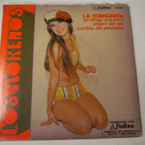 LOS MORENOS "CUMBIA DEL PESCADOR" 7" EP CUMBIA FROM ECUADOR EX HEAR ♫