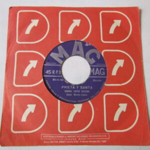 SONORA LUCHO MACEDO "PRIETA Y SANTA/MI POLLITO" 7" GUARACHA MAG FROM PERU EX HEAR ♫
