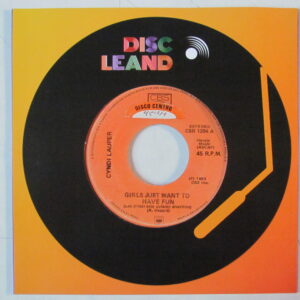 CYNDI LAUPER - POP 7" EDICION PERU 1983 "LAS CHICAS, SOLO QUIEREN DIVERTIRSE" HEAR ♫