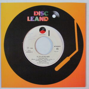 PETER SCHILLING - ROCK POP - 7" EDICION PERU 1984 "EL PLAN DE NOE" HEAR ♫