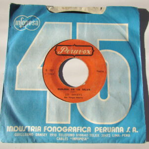 LOS RANGER’S «GUAJIRA EN LA SELVA/MAZAMORRITA» 7″ BOOGALOO CUMBIA PSYCH LATIN FUNK PERU HEAR ♫