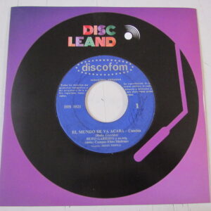 RUFO GARRIDO "EL MUNDO SE VA ACABA" 7" AFRO CUMBIA DANCEFLOOR EDIT PERU HEAR ♫