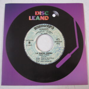 LA NUEVA CREMA & CHACALON "NUEVA VIDA/POCO A POCO" 7"CUMBIA CHICHA PYSCH PERU HEAR ♫