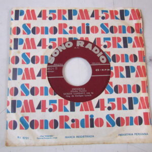 LUISIN LANDAEZ & ENRIQUE LYNCH "ESPAÑOLA" 7" LATIN JAZZ GUAGUANCO FROM PERU EX HEAR ♫