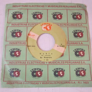 LA PROGRESIVA "MARIA/UN CASO SOCIAL" 7" SALSA GUAGUANCO FROM PERU HEAR ♫