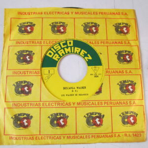 LOS WALKER DE HUANUCO "DESCARGA WALKER/CONTAMANINA" 7" KILLER CUMBIA PSYCH DESCARGA PERU EX HEAR ♫