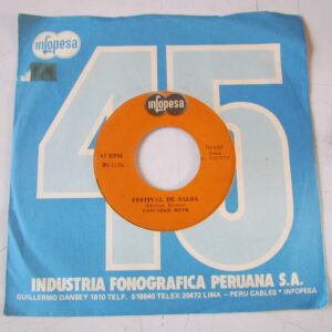 CARIBEAN BOYS "FESTIVAL DE SALSA/WAKALOO" 7" SALSA GUAGUANCO VENEZUELA EDIT PERU HEAR ♫