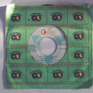 LOS BRAVOS DE LA SALSA de COCO LAGOS / CHANGO - SALSA 7" PERU 1979 "CALIENTE" HEAR ♫