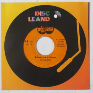 LOS CARIÑOSOS - CUMBIA ORIG 7" INFOPESA PERU RARE COLOR VINYL "CUMBIA CARIÑOSA" HEAR ♫