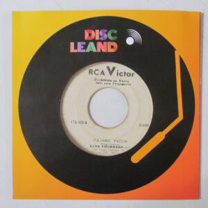 ELSA THORRENS con EL CONJ CORONA - CUMBIA 7" WHITE LABEL PROMO RCA PERU "PAJRO PICON" HEAR ♫