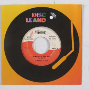 SUPER COMBO LOS TROPICALES -la chichera / LOS MEGATONES DE LUCHO -acuarela del rio - CUMBIA 7" LIDER PROMOCIONAL PERU 60'S HEAR ♫
