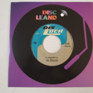 TRIO SENSACION "EL PICAPIEDRA/DIABLOS AZULES" 7" GUARACHA GUITAR PERU HEAR ♫