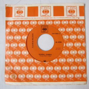 ELKIN & NELSON «SAMBA SAMBA/TIENES QUE TOMAR CONCIENCIA» 7″ ROCK LATIN FUNK SPAIN EDIT PERU EX HEAR ♫