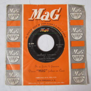 CARLOS PICKLING Y SU ORGANO ELECTRONICO "CUMBIA DEL CASAMIENTO/CHUPANDO CARAMELO" 7" CUMBIA ORGAN DESCARGA PERU EX HEAR ♫