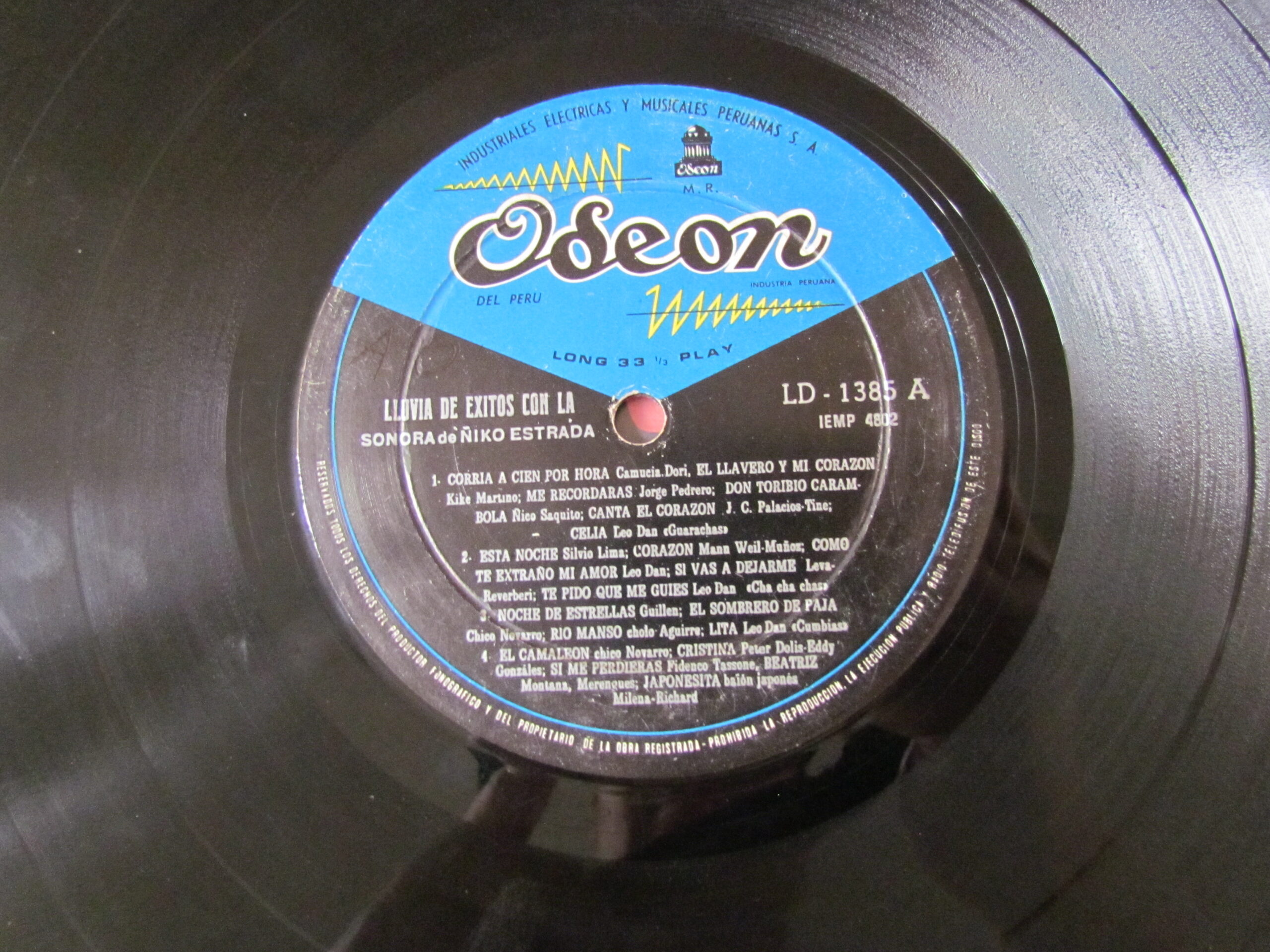 ÑIKO ESTRADA-COCO LAGOS-ALFREDO LINARES SALSA GUAGUANCO DESCARGA PERU LP HEAR ♫"LLUVIA DE EXITOS" - Imagen 5